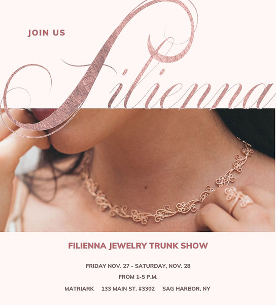 Hamptons holidays: Filienna brings jewelry trunk show to Matriark in Sag Harbor