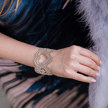 Heart Cuff Bracelet - Sterling Silver