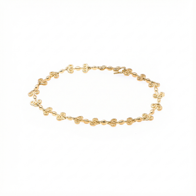 Heart Bracelet - 18 kt Yellow Gold