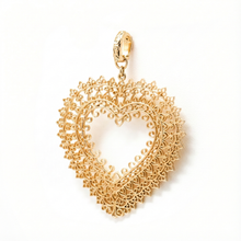 Heart Medallion-18 kt Yellow Gold