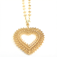 Heart Medallion-18 kt Yellow Gold