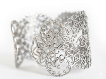Heart Cuff Bracelet - Sterling Silver