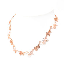 Baby B, Butterfly Necklace 16 inches rose gold-tone
